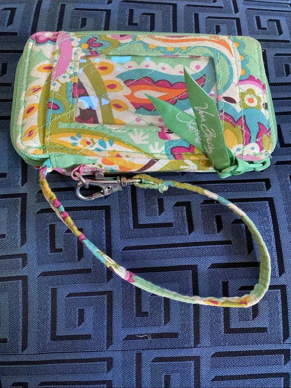 Vera Bradley Colorful Zippered Wallet Wristlet